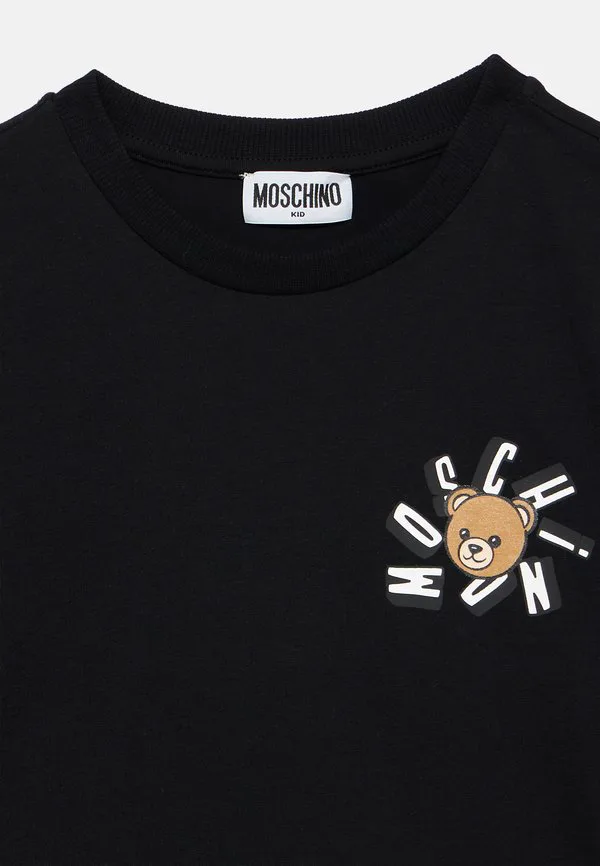 Футболка унисекс с принтом addition Moschino, Nero — фото 3