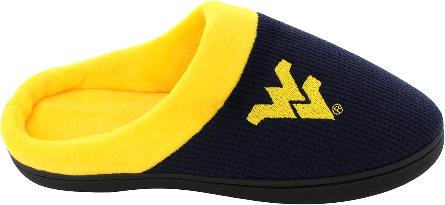 Удобные тапочки Comfy Feet Everything Comfy NCAA, 8.5-10 Women/7.5-9 Men West Virginia Mountaineers — фото 2