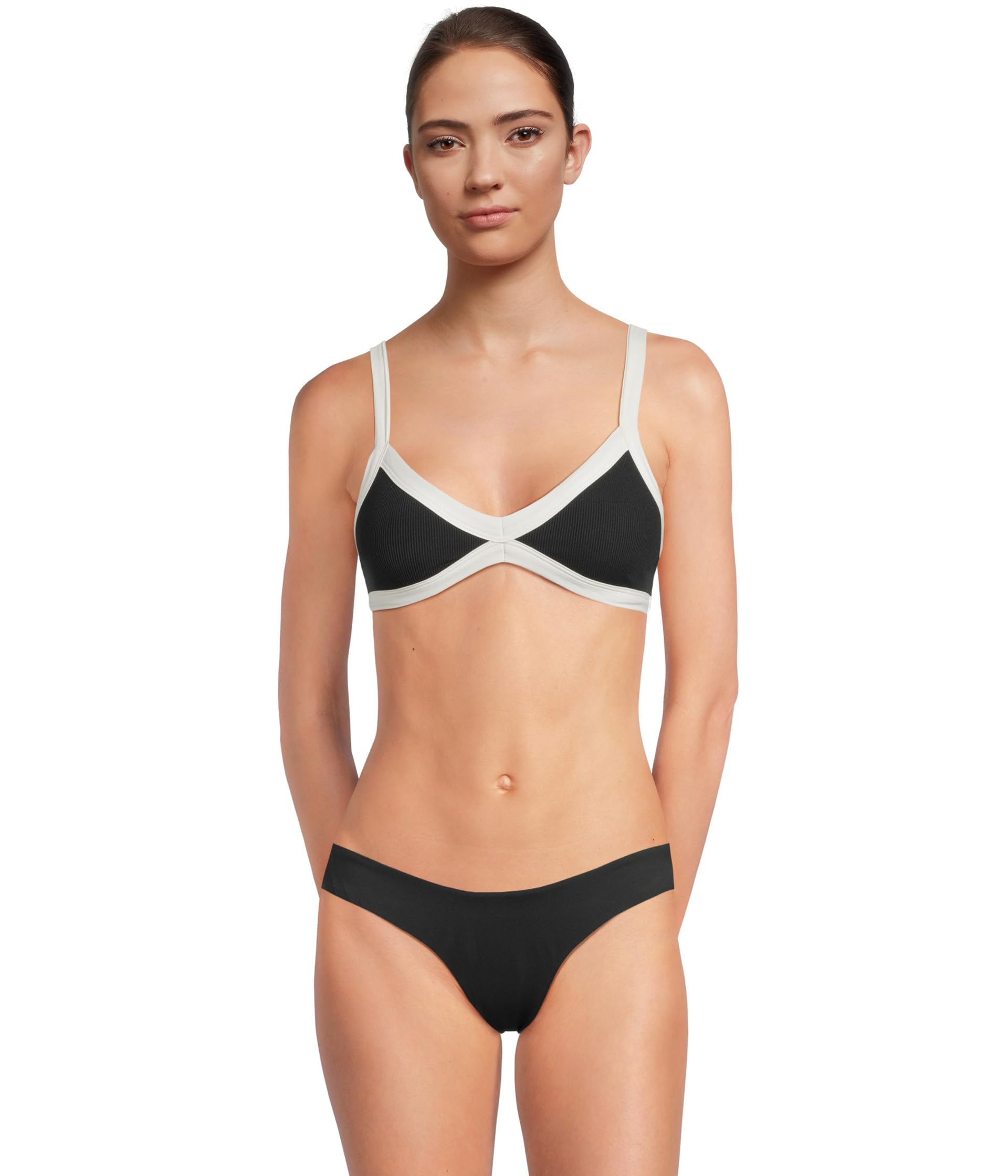 

Пляжный топ L*Space Taylor Top, Black/Cream