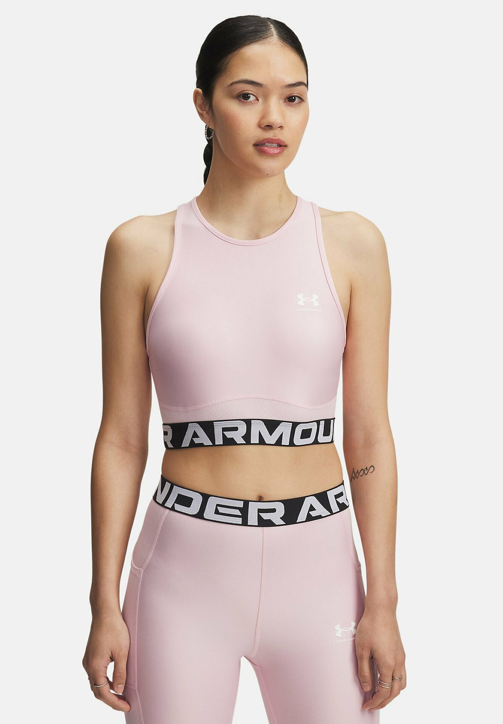 

Топ HEATGEAR RIB TANK Under Armour, розовый