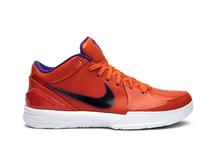 

Кроссовки Nike Undefeated x Kobe 4 Protro 'Team Orange', красный