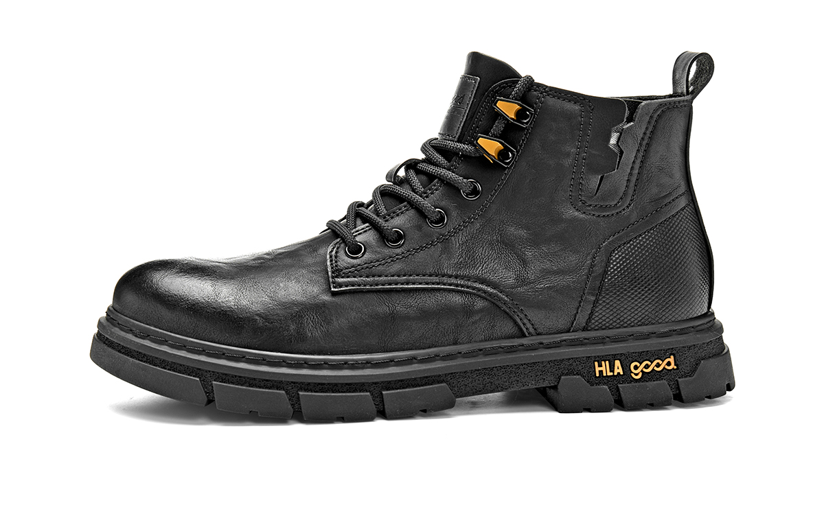 

Рабочие ботинки мужские высокие HLA, Black