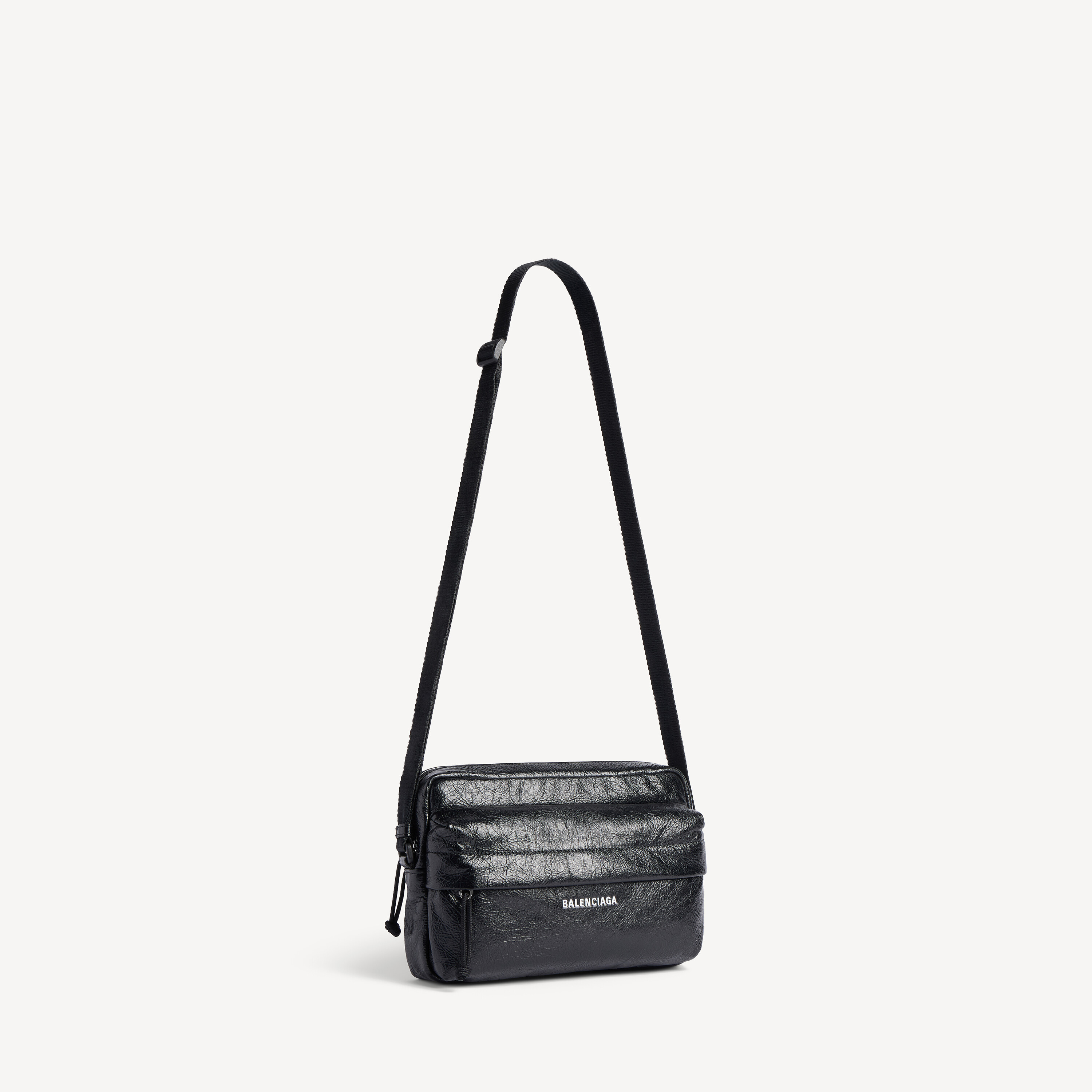 BALENCIAGA Мужская сумка Explorer для камеры в черном цвете — фото 2