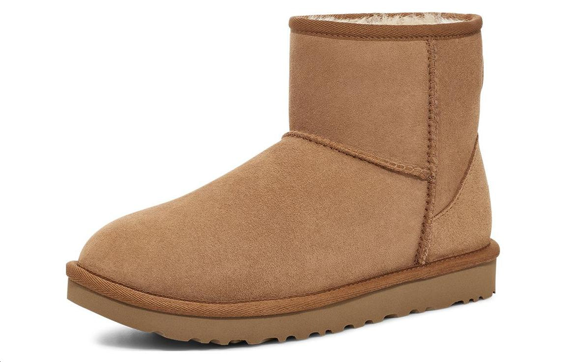 Угги (WMNS) UGG Classic Mini Regenerate Boot 'Chestnut' — фото 3