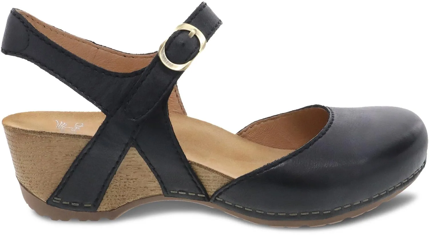 Обувь Тиффани - Женская Dansko, Black Milled Burnished