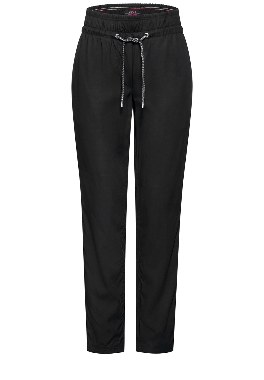 

Тканевые брюки CECIL Loose fit Pants, черный