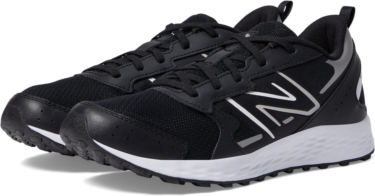 

Кроссовки Fresh Foam 650v1 New Balance, цвет Black/Metallic Silver