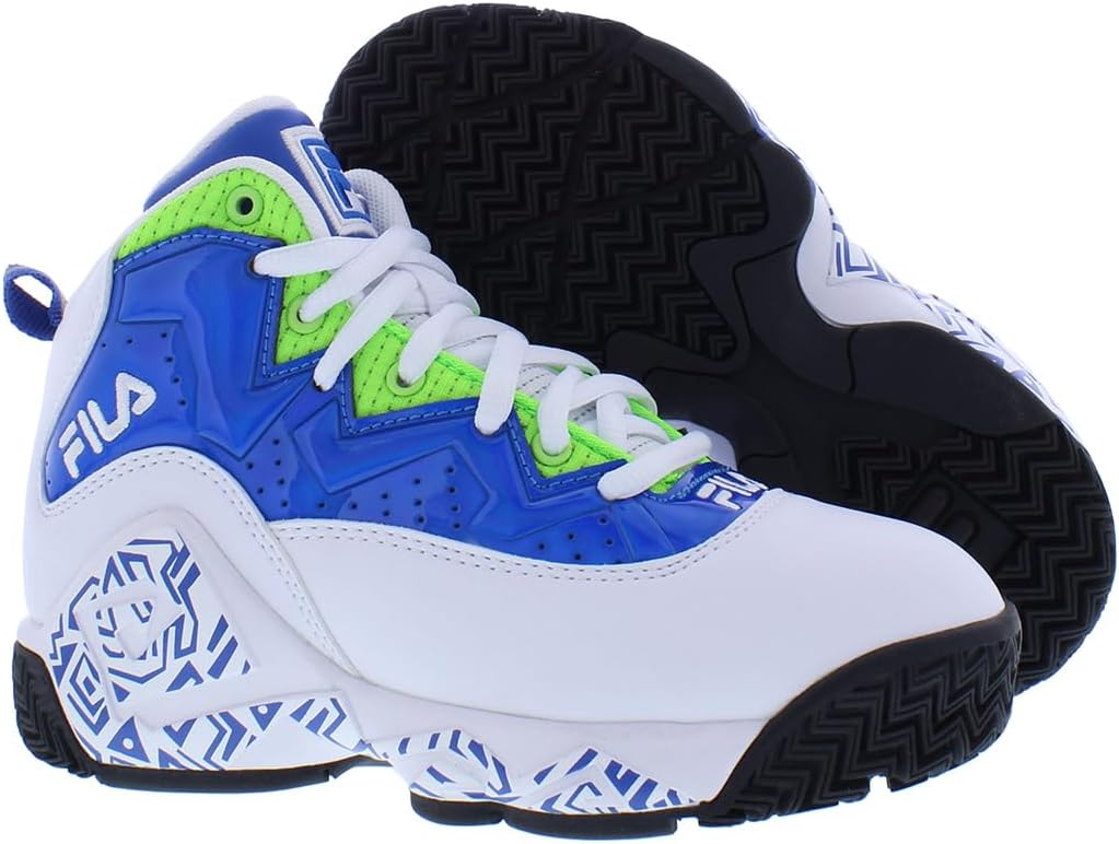 Кроссовки Fila Unisex-Child Kid's Fila Mb, белый/синий — фото 2