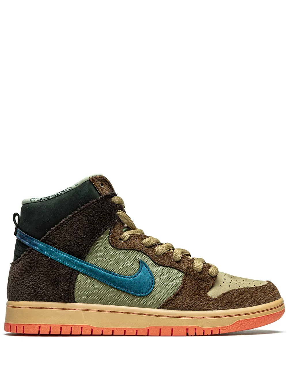 

Кроссовки SB Dunk High Nike, коричневый