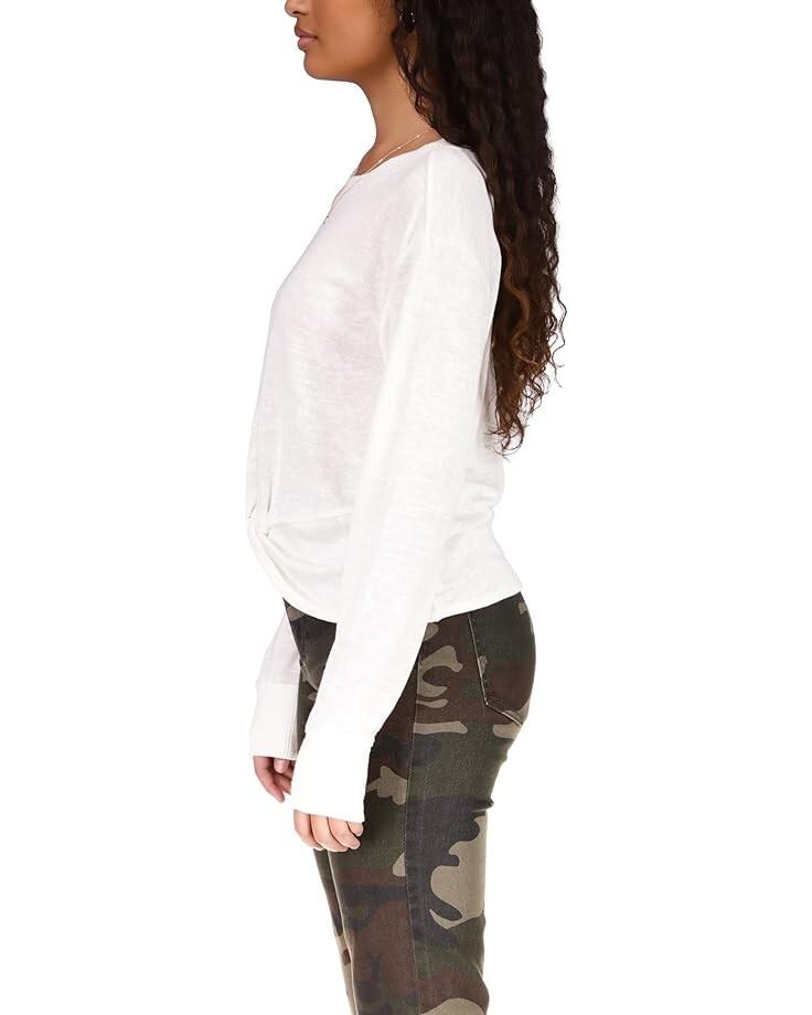 

Топ Sanctuary Knotted Knit Top, цвет Crème