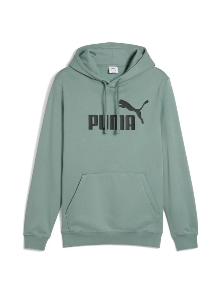 

Худи с логотипом ESS No. 1 и флисом зеленого цвета Puma