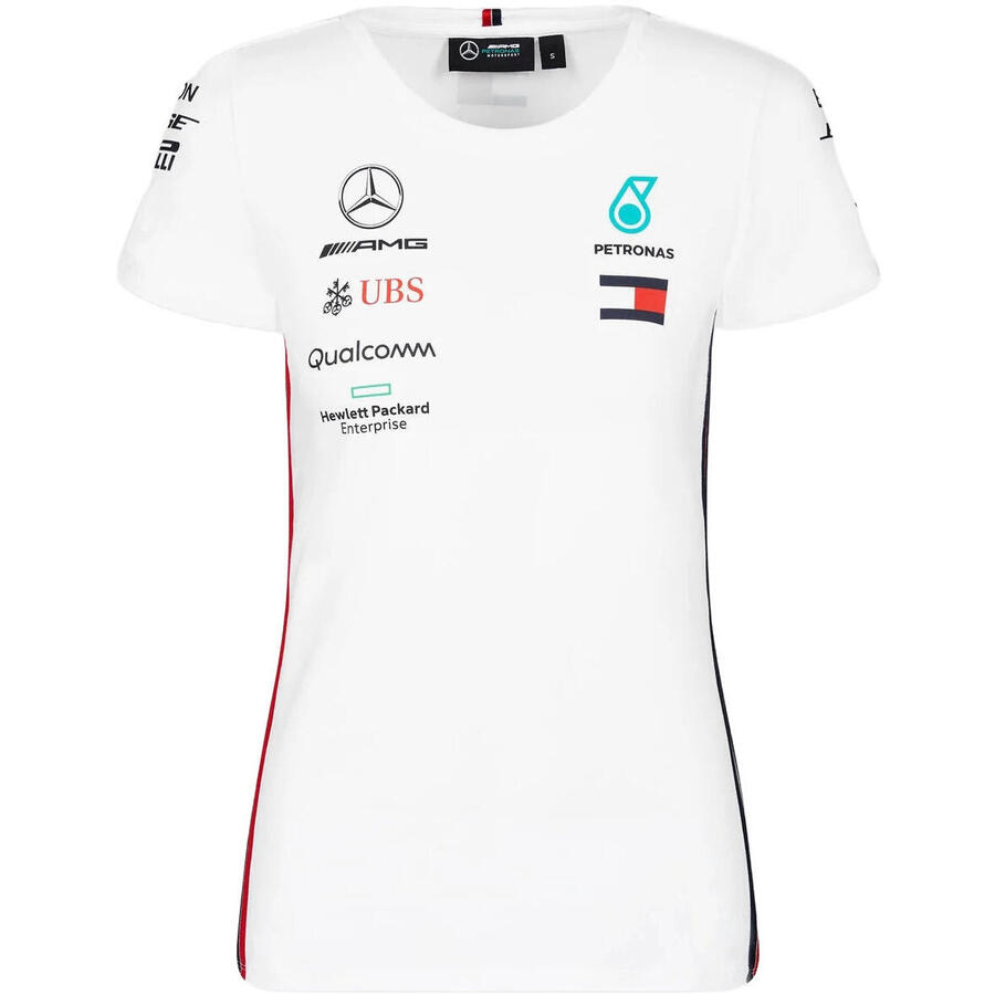 

N+ MERCEDES-EQ FORMULA E TEAM EBIKES Футболка Mercedes Mapm Rp Driver T-shirt, белая, женская