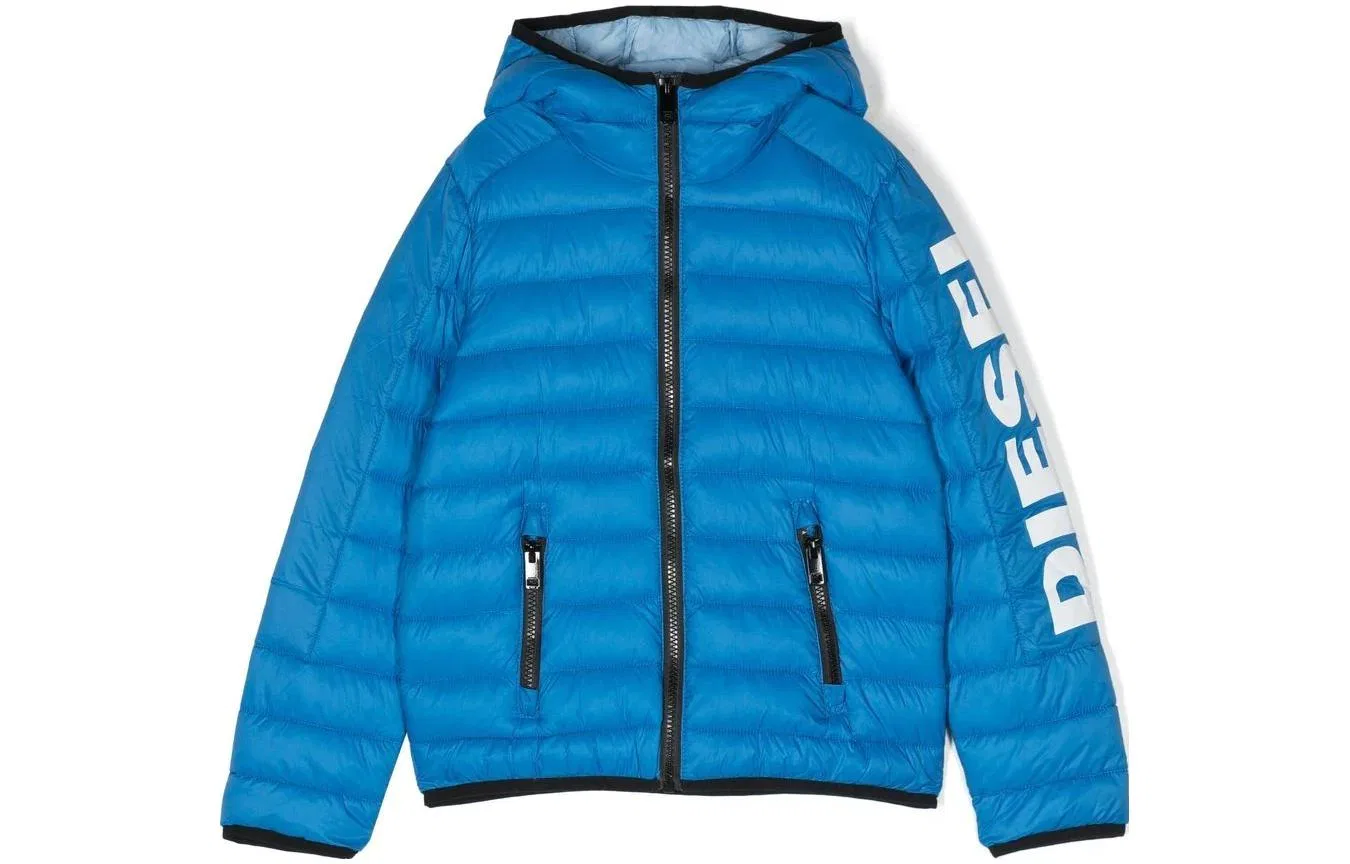 Детская пуховая куртка с капюшоном Moderate DIESEL, Blue
