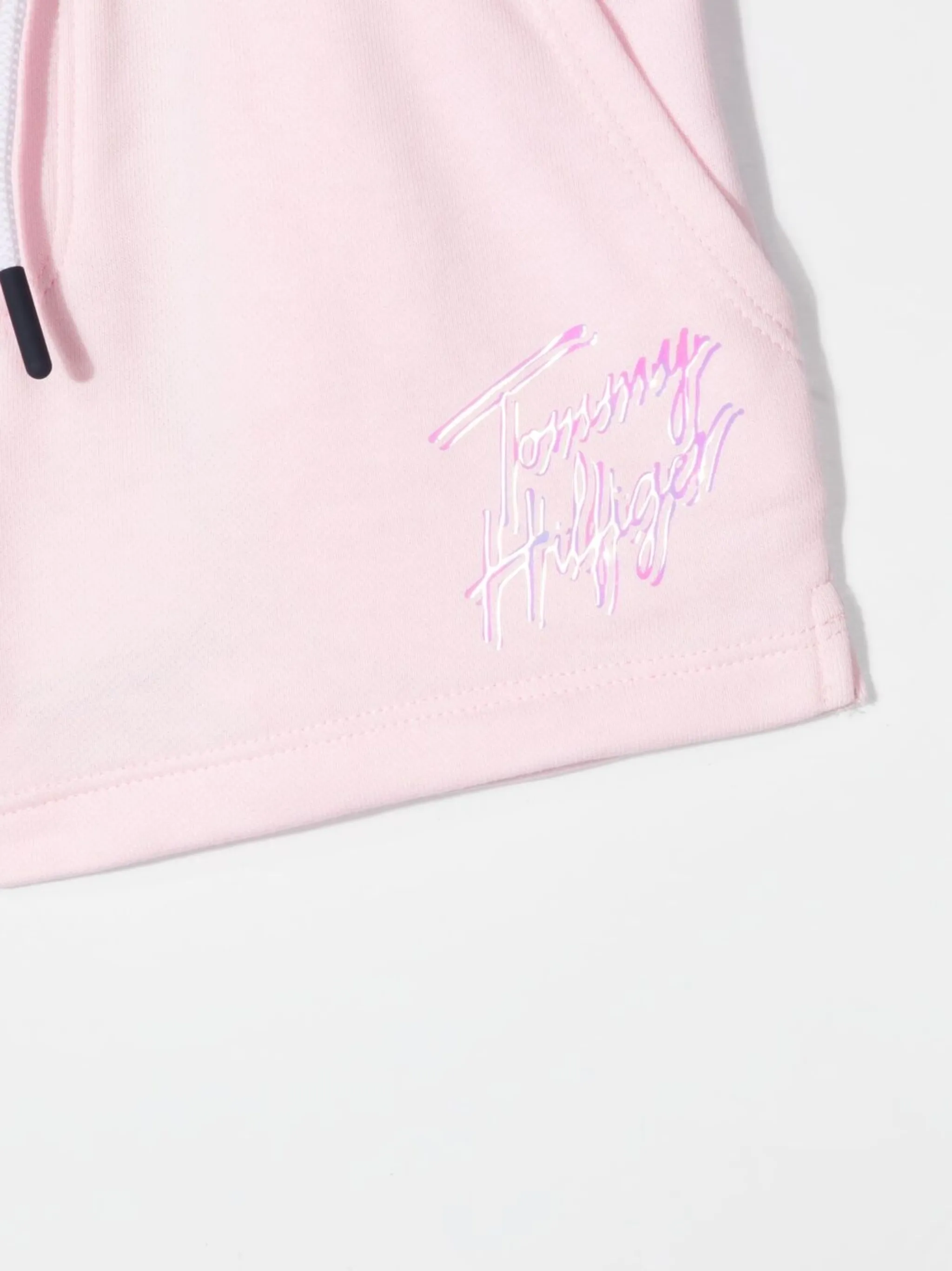 Спортивные шорты с логотипом Signature Tommy Hilfiger Junior, розовый — фото 3