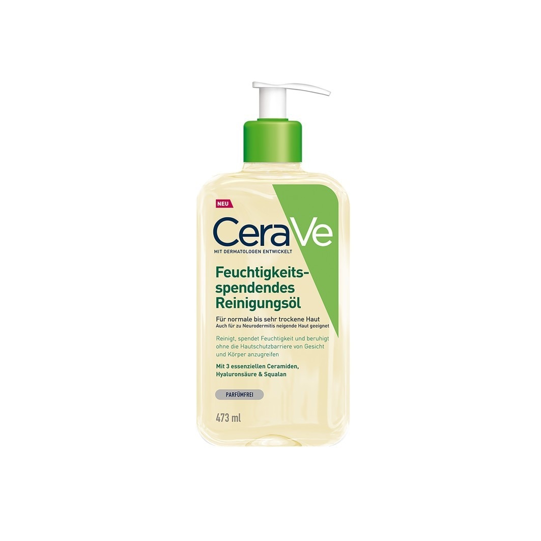 

Масло для лица feuchtigkeitsspendend für gesicht & körper Cerave, объем 473 мл