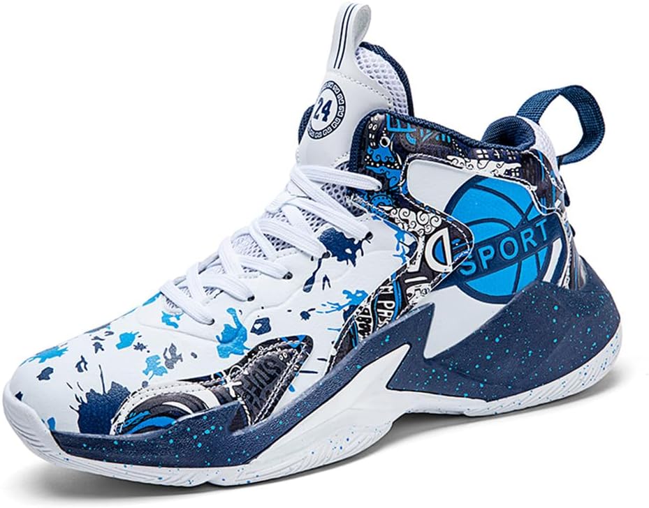 

Мужские баскетбольные кроссовки Mashangfu, мужские беговые кроссовки, повседневная обувь для прогулок, работы и кроссовки для кросса, белый/синий