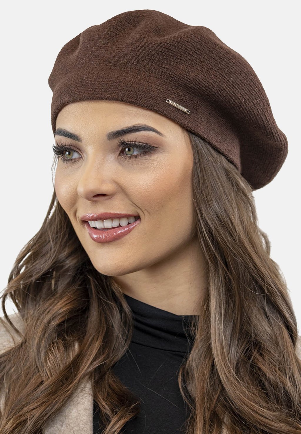 

Шарф 7005 BERET AND SCARF SET Vivisence, коричневый