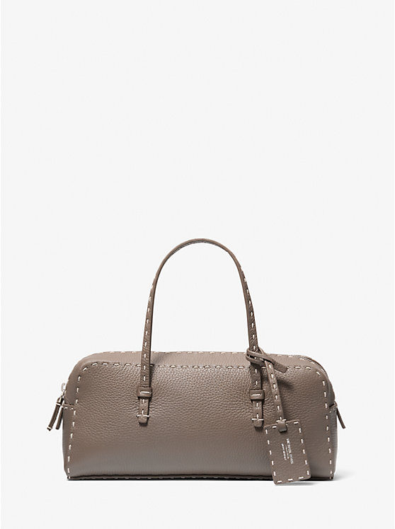 

Сумка-Портфель Roberta из шагреневой кожи, сшитая вручную Michael Kors, серый