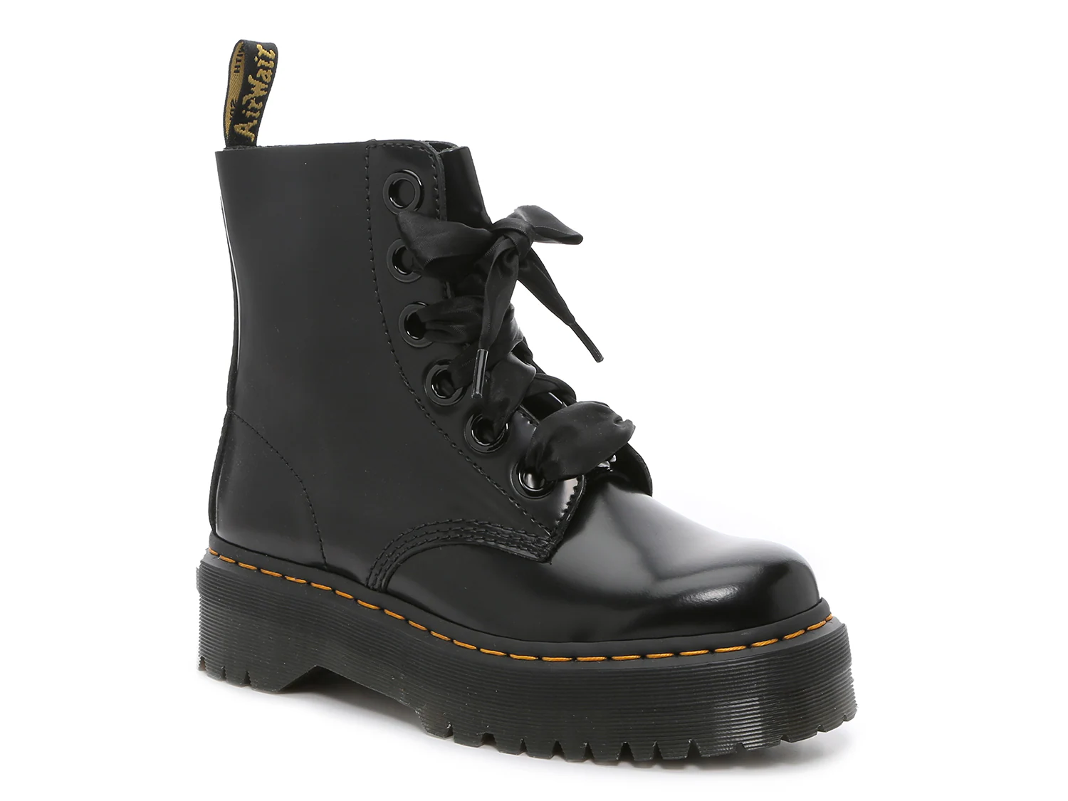 Сапоги Dr. Martens Molly на платформе, черный