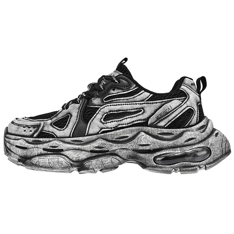 

Кроссовки мужские толстые низкие Gong Niu Ju Ren, черный