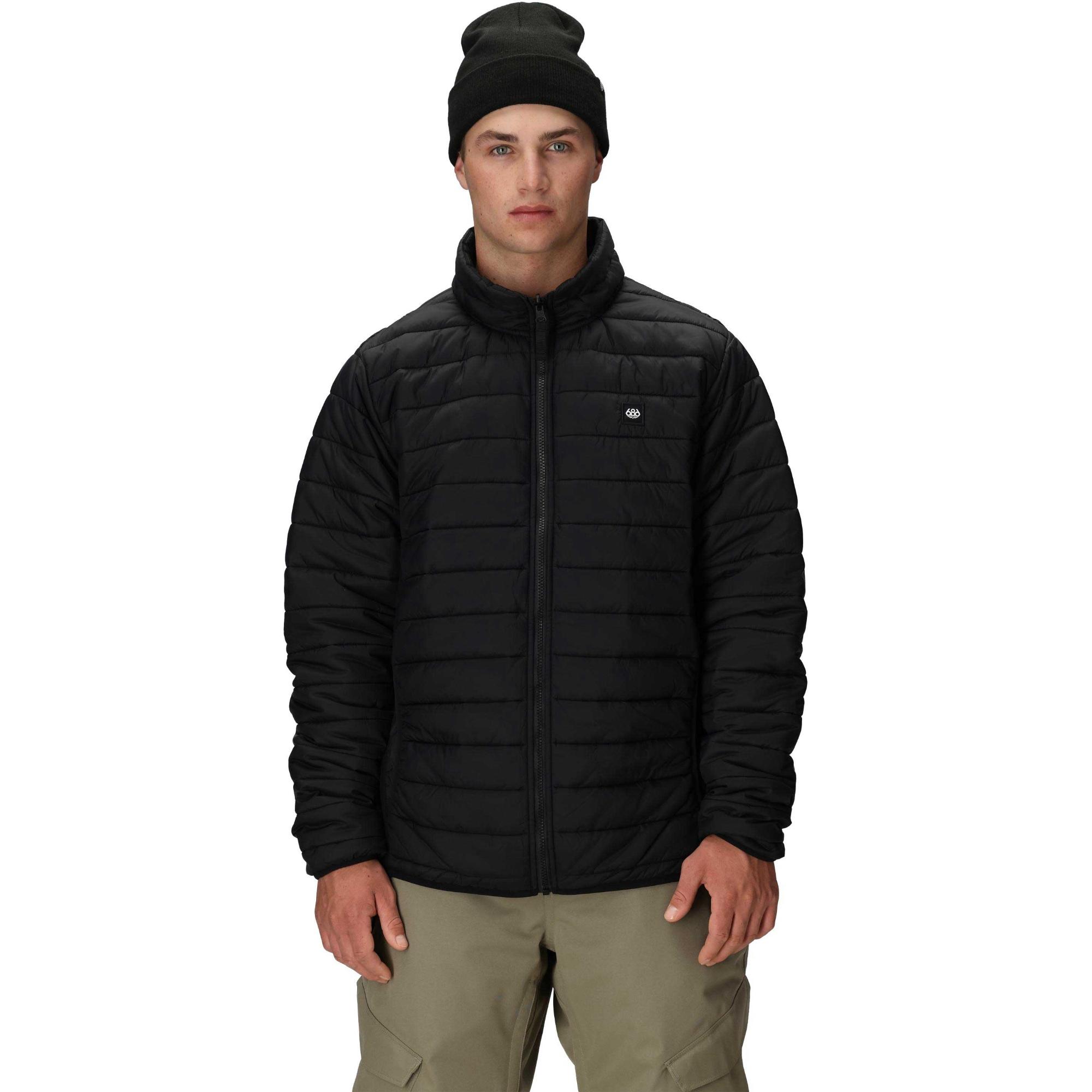 

Мужская термокуртка с утеплителем из пуха 686, Black