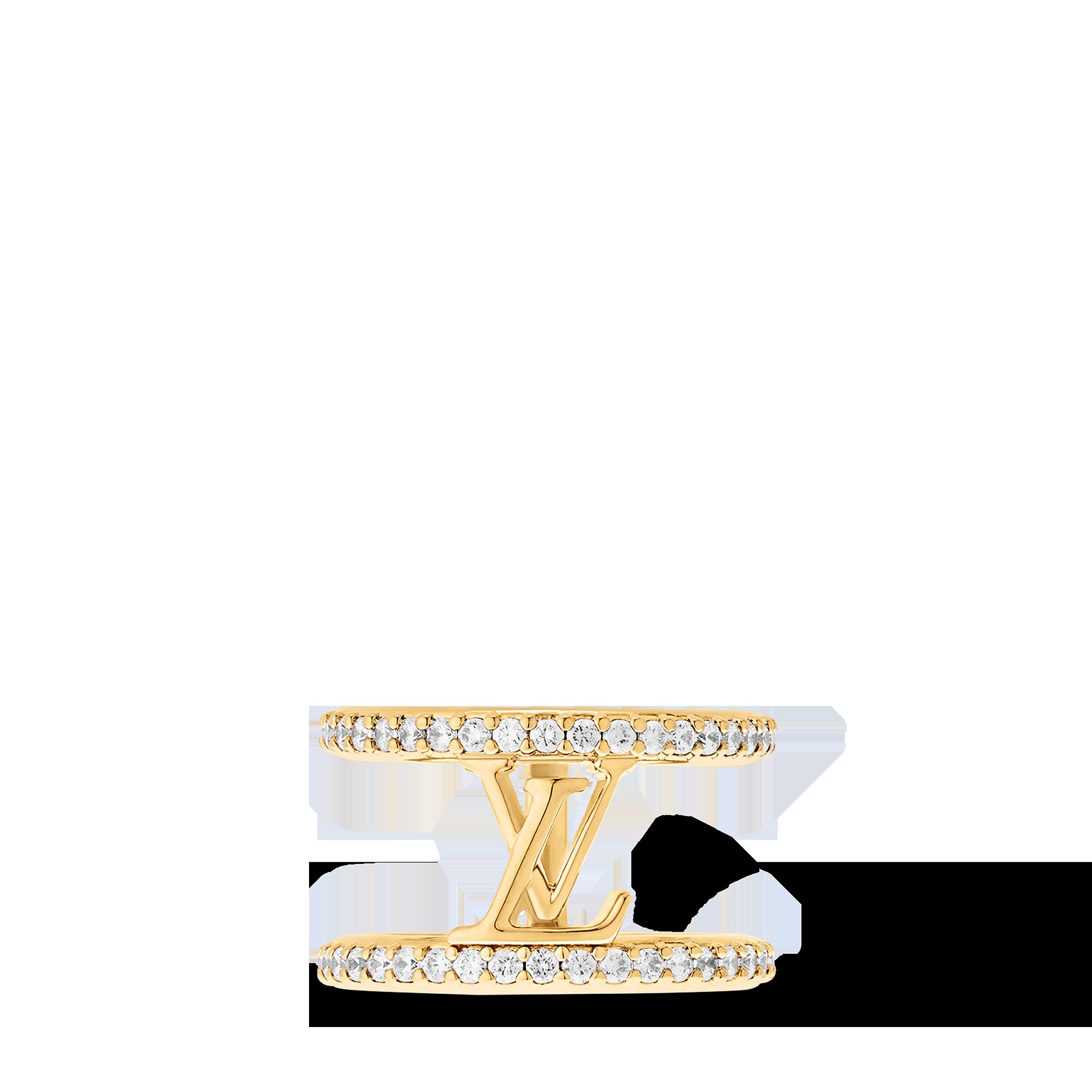 

LV Знаковое кольцо Louis Vuitton, золотой