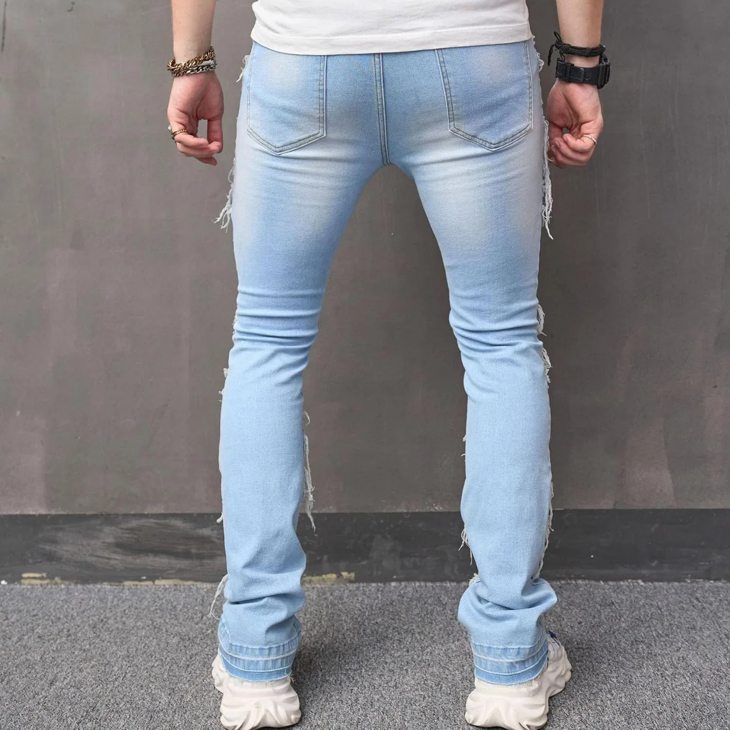 Джинсы slim fit, Light Blue — фото 3