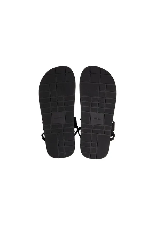Регулируемые сандалии для ходьбы из ремешков Calvin Klein, Triple Black — фото 4