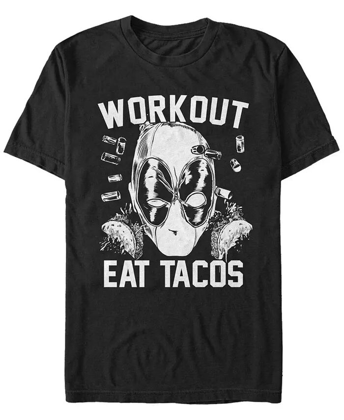 

Мужская футболка с коротким рукавом Workout Tacos Fifth Sun, черный