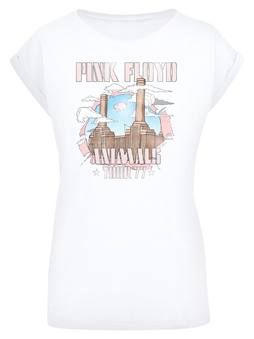 

Рубашка F4Nt4Stic Pink Floyd Animal Factory Album, белый