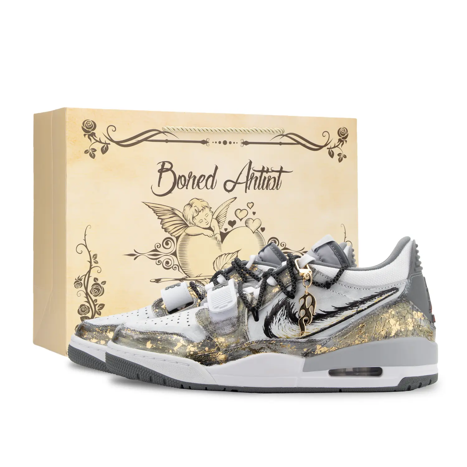 

Jordan Legacy 312 River Soaked Moon, Black Flame Snake, устойчивые к истиранию низкие баскетбольные кроссовки в винтажном стиле для мужчин