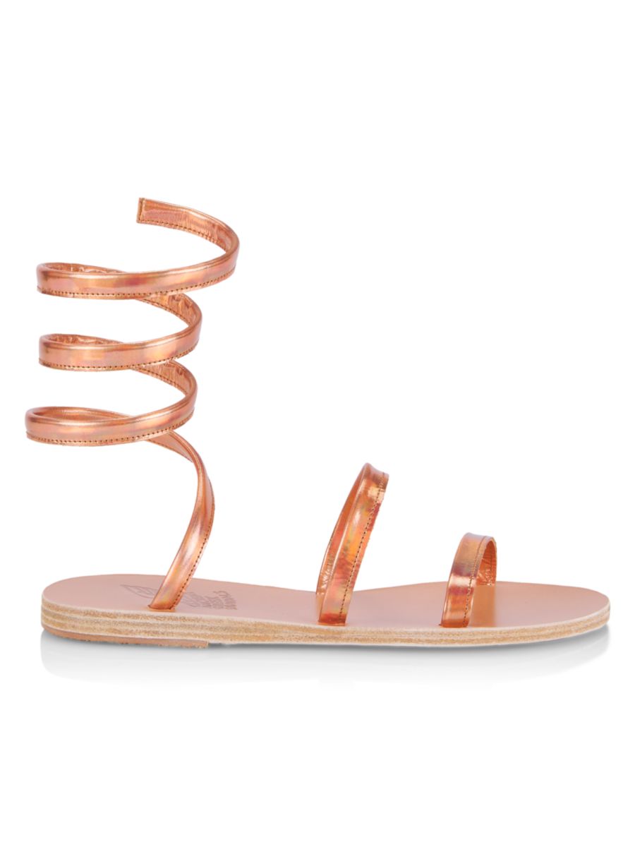 Сандалии Ofis Metallic Leather Anke Wrap Ancient Greek Sandals, оранжевый
