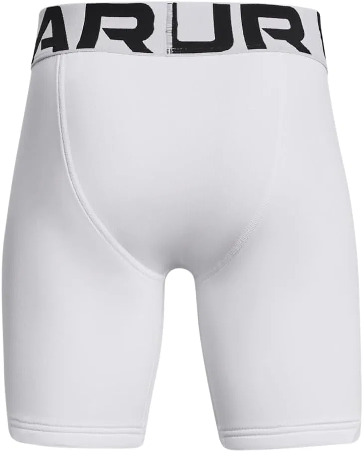 Детские шорты Under Armour Utility Slider Shorts, (100) White//Mod Gray — фото 2