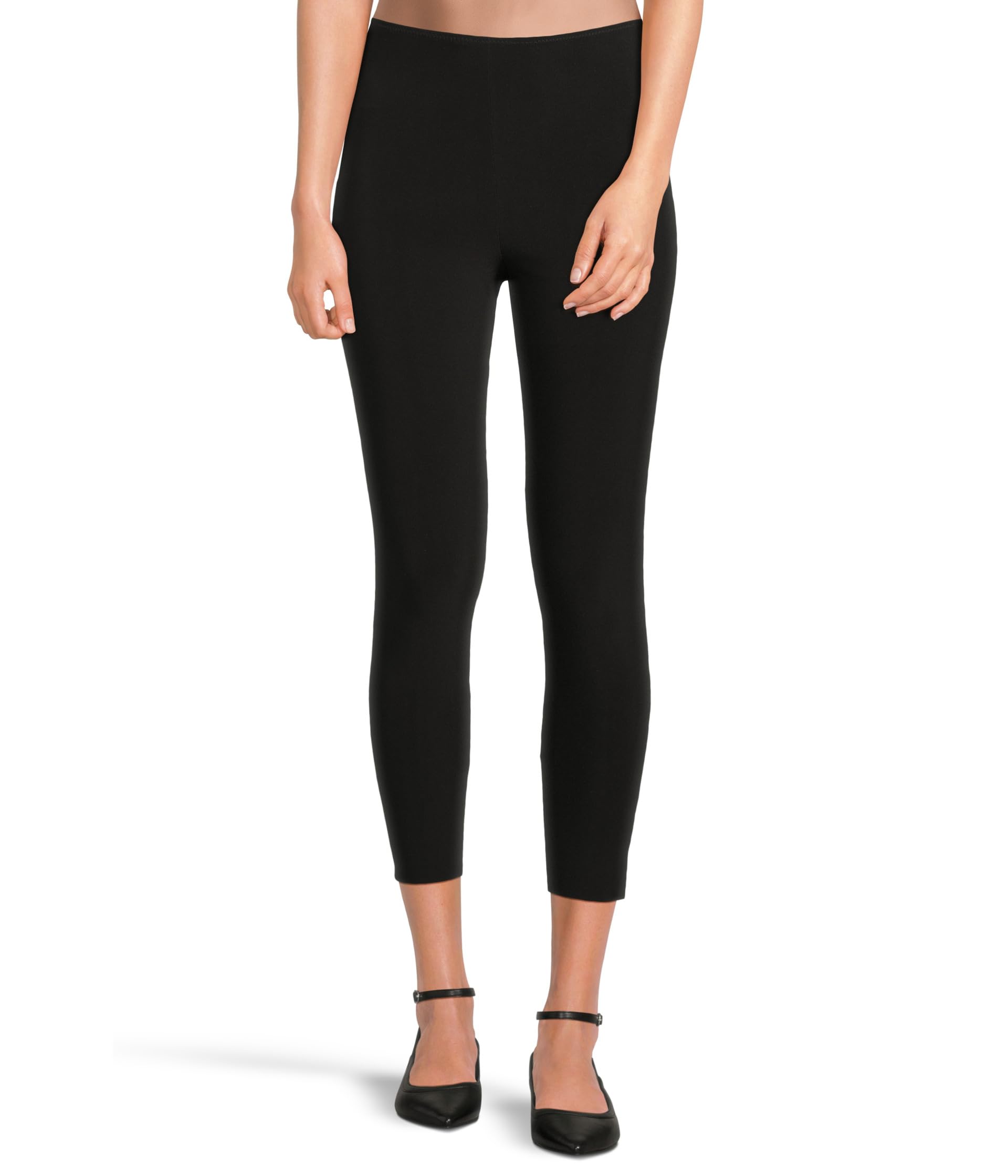 

Брюки Norma Kamali Cropped Legging Without Waistband, черный