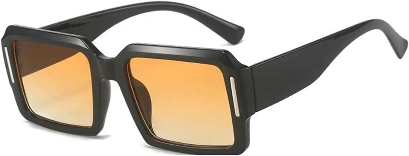 

Мужские солнцезащитные очки в квадратной оправе для активного отдыха на природе, для отпуска и вождения, женские декоративные солнцезащитные очки Generic, Orange