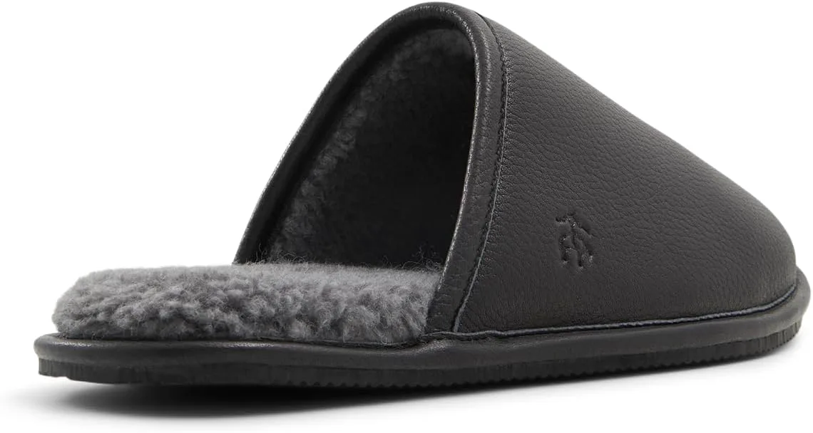 Brooks Brothers Men's Henri Slipper, черный — фото 2