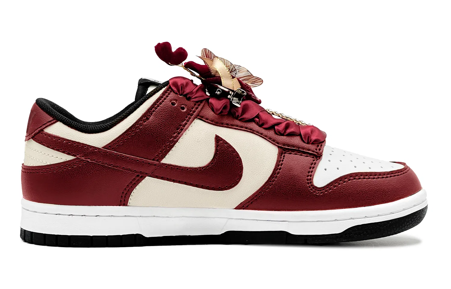 Кроссовки скейтбординговые Nike Dunk Low Red/Yellow — фото 4