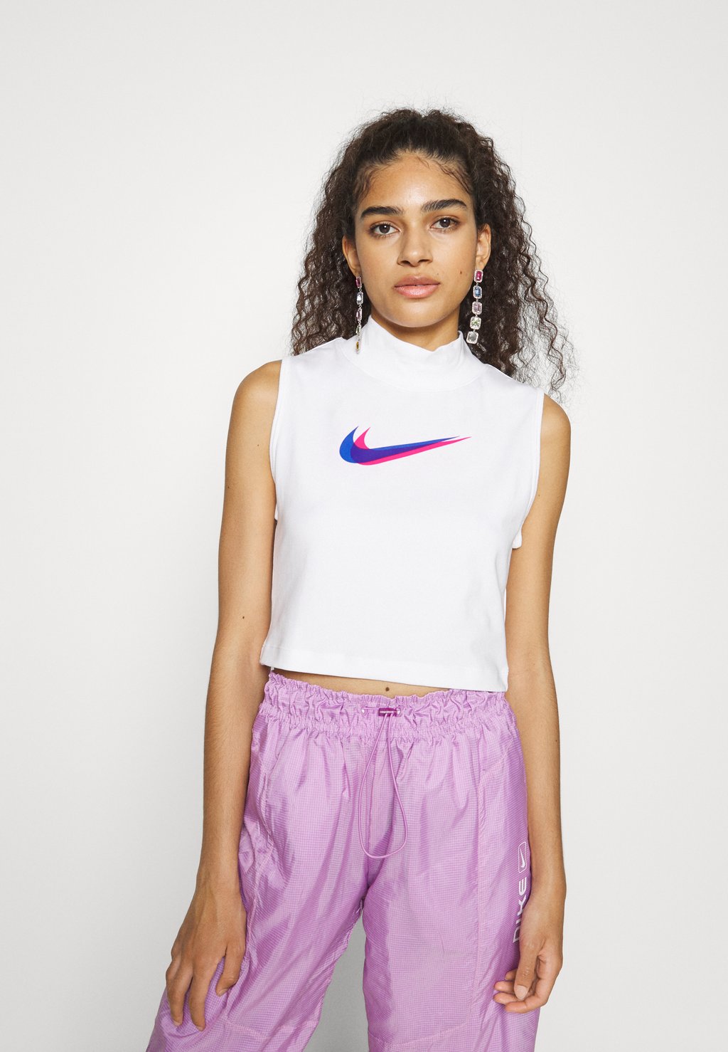 

Топ TANK MOCK Nike Sportswear, белый