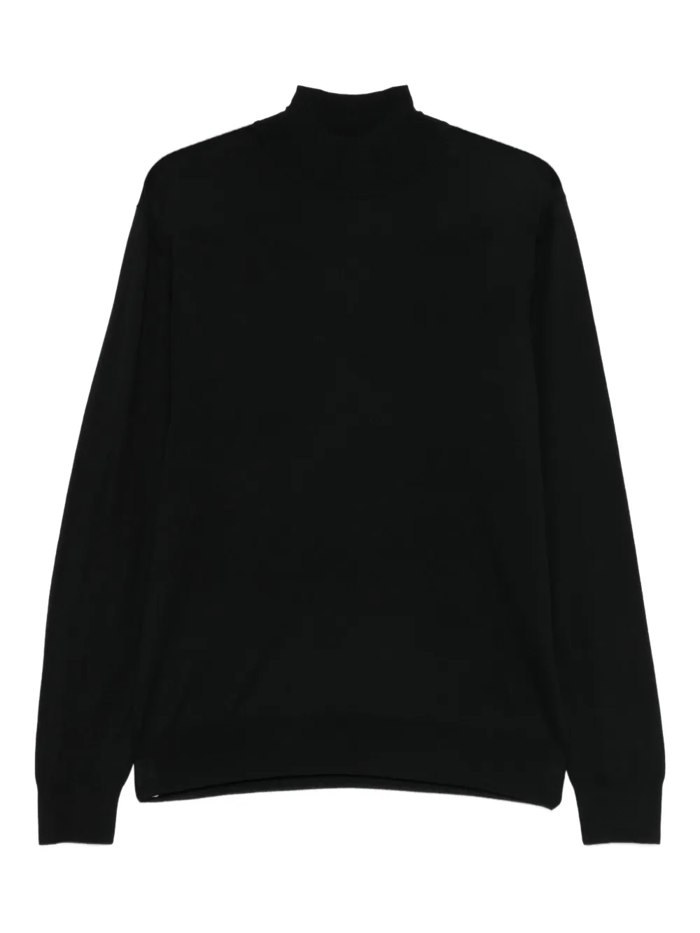 

Шерстяной свитер с длинными рукавами Corneliani, черный