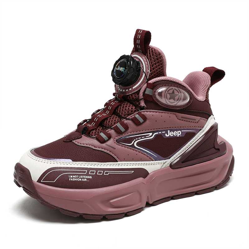 Детские кроссовки High Top Kids' Running Shoes Fuchsia Kids' Jeep — фото 2