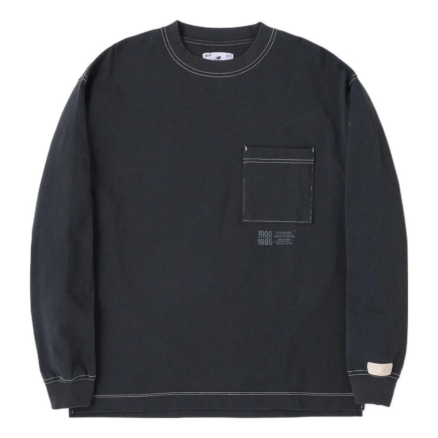 

Футболка New Balance 1000 Long Sleeve T-Shirt Regular Fit 'Phantom', черный