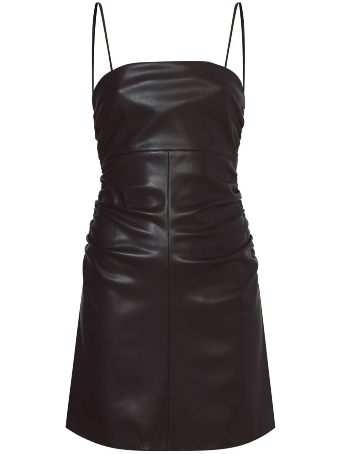 

Proenza Schouler White Label платье мини на тонких бретелях со сборками, черный