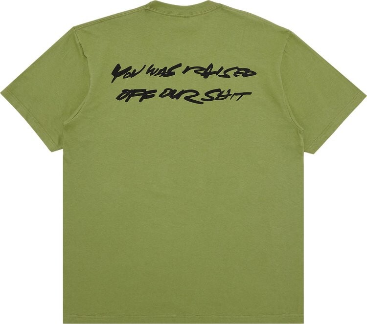 Футболка Supreme Futura Box Logo 'Moss' Green — фото 2