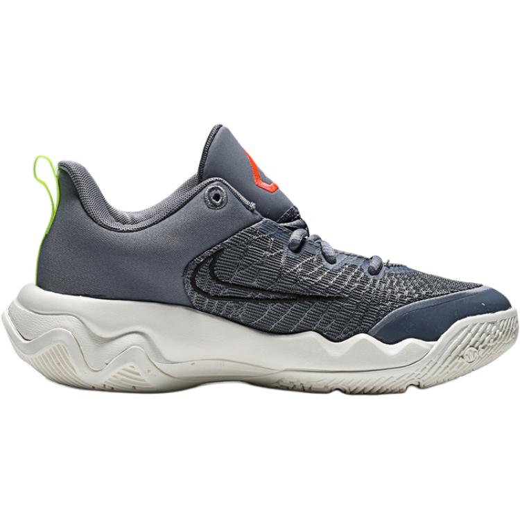 Nike Giannis Immortality 4 Low top детские баскетбольные кроссовки серый зеленый оранжевый Kids' — фото 3