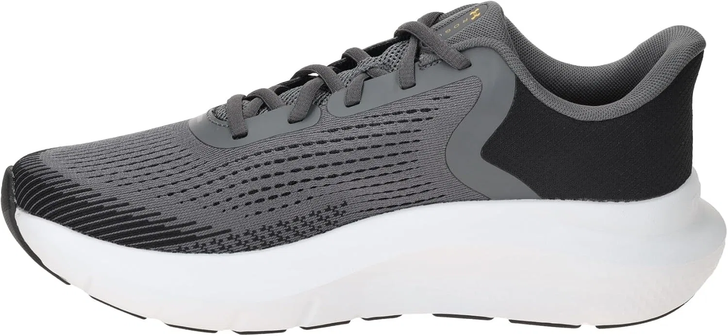 Мужские кроссовки Under Armour Charged Rogue 5 Runners, 025 Castlerock Black Campus Gold — фото 4