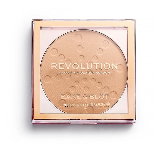 

Прессованная пудра бежевого цвета, 5,5 г Makeup Revolution, Bake & Blot