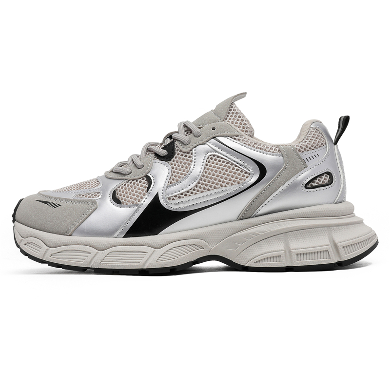 

VICTORIA&VERA Серые массивные кроссовки мужские Low Top, цвет Gray