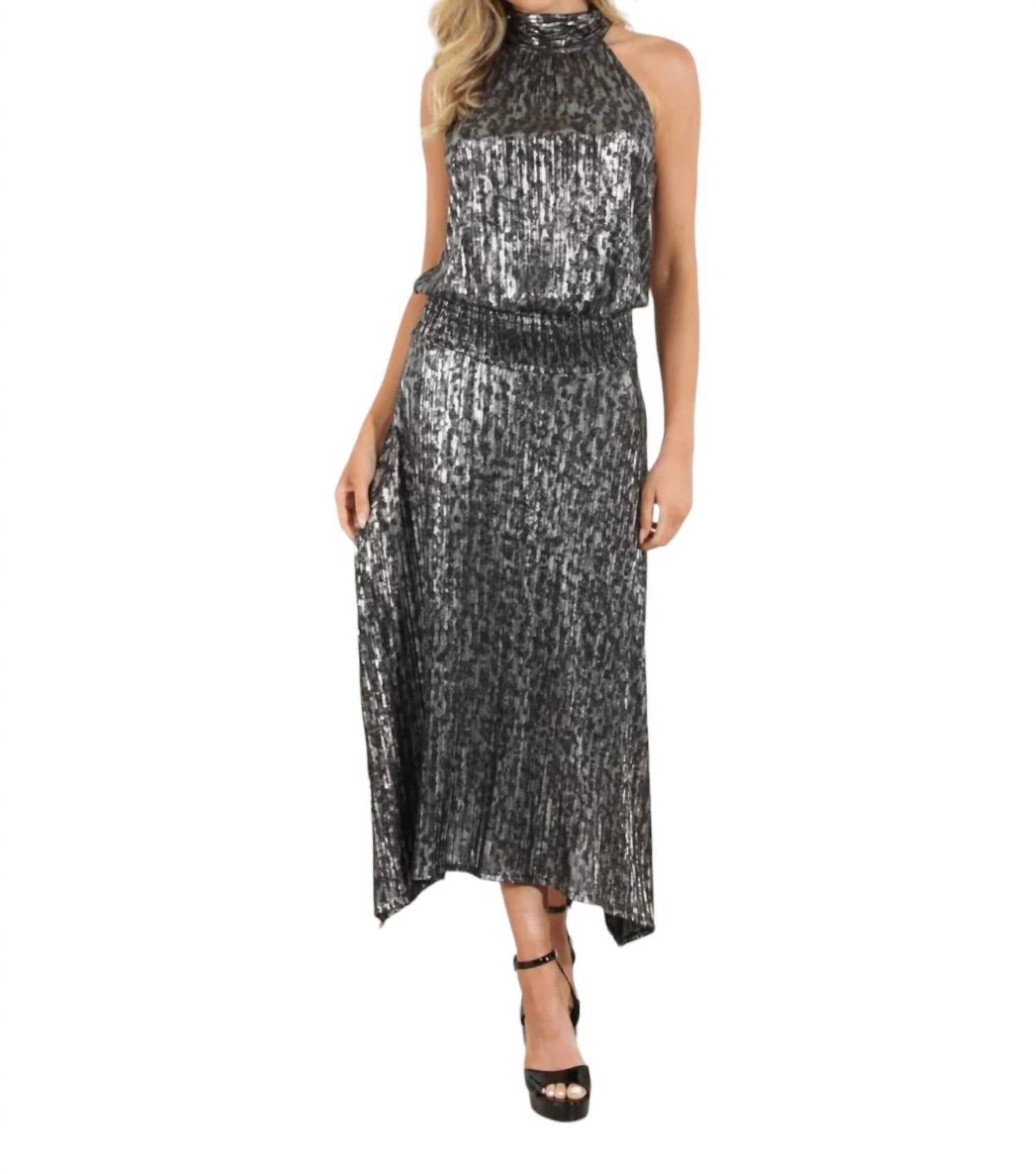 

Платье макси со сборками и плиссировкой Gina Pleats Veronica M