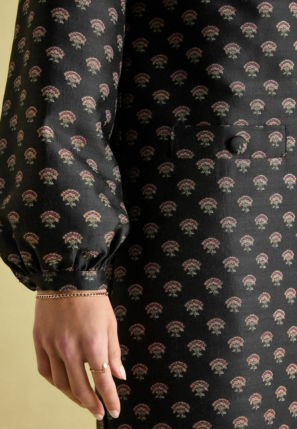 

Повседневное платье REGULAR FIT ANNALISE JACQUARD A-LINE Tom Joule, черный