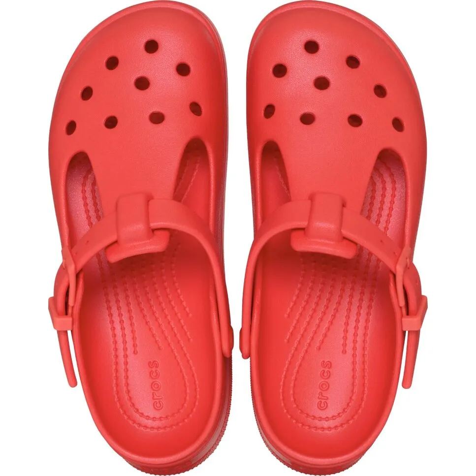 Женские сабо Classic Mary Jane Crocs, вишневый красный — фото 3